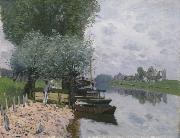 Alfred Sisley La Seine a Bougival oil painting